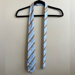 Tizzano Collections Light Blue and Brown Tie